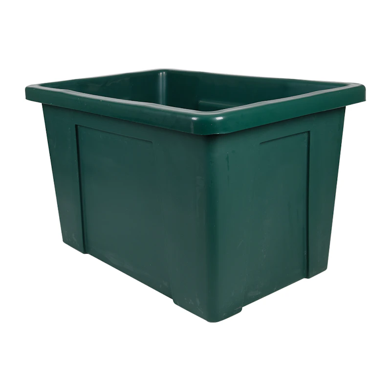 50 Gallon/6 Bushel Forest Green LLDPE Rectangular Tamco® Tub Tank - 36-1/2" L x 25-1/2" W x 22-1/4" Hgt.