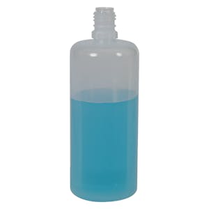 120mL Natural LDPE Boston Round E-Liquid Bottle with 13/415 Neck (Cap Sold Separately)