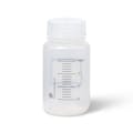 125mL UniStore™ Polypropylene Graduated Wide Mouth Bottles with Label Area & 38/410 Caps - Package of 12