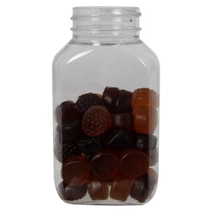 160cc (5.41 oz.) Clear PET Oblong Pharma Bottle with 38/400 Neck (Cap Sold Separately)