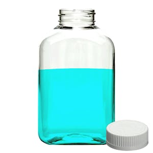 PET Oblong Pharma Bottles with CRC Caps