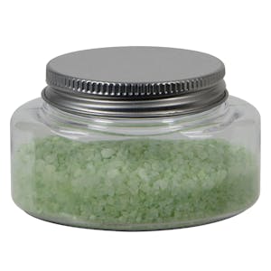 PET Squat Oval Jars with Aluminum Caps