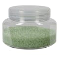 16 oz. Clear PET Squat Oval Jar with 89/400 Natural Smooth Snap-Top Cap