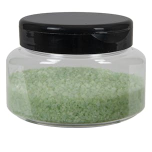 PET Squat Oval Jars with Snap-Top Caps