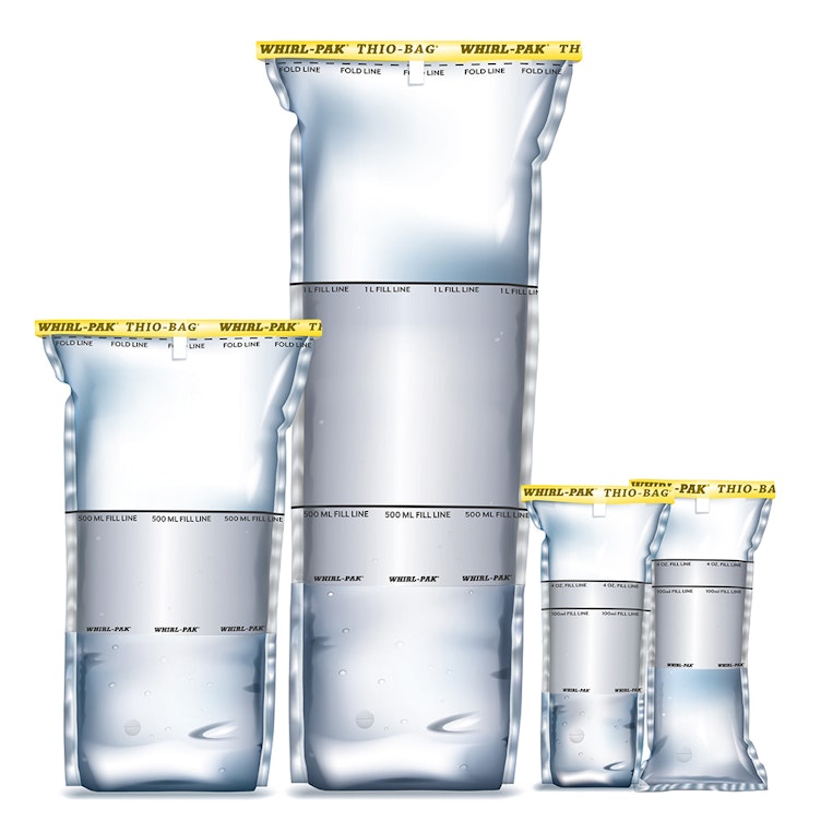 Whirl-Pak® Thio-Bag® Dosed Sterile Sample Bags