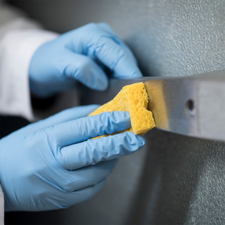 18 oz. Whirl-Pak® Sampling Bag with Dry Cellulose Speci-Sponge® - 4-1/2" W x 9" L x 2.5 mil Thick (Case of 100)