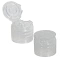 28/410 Natural Polypropylene Smooth Squeeze & Spray Snap-Top Dispensing Cap with 10 Holes