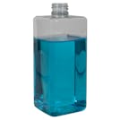 14 oz. Clear PET Square Bottle with 24/410 Neck (Cap Sold Separately)