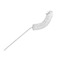 1.5" Dia. x 15" Overall L Glassware Cleaning Brush - 6.5" L Semi-Stiff Bristles