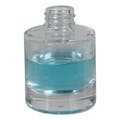 30mL (1 oz.) Clear Stubby Cylinder Glass Bottle with 20/410 Neck (Cap Sold Separately)