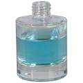 50mL (1.69 oz.) Clear Stubby Cylinder Glass Bottle with 20/415 Neck (Cap Sold Separately)