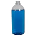 22 oz. Clear PET Squat Boston Round Bottle with 28/400 Neck (Cap Sold Separately)