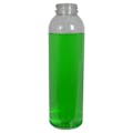 32 oz. Natural HDPE Flame-Treated Cylindrical Sample Bottle with 28/410 White Ribbed Cap with F217 Liner