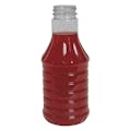 16 oz. Clear PET Hot-Fill Decanter Bottle with 38/400 Neck (Cap Sold Separately)