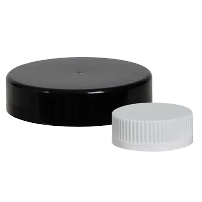Sleek Child-Resistant Polypropylene Caps