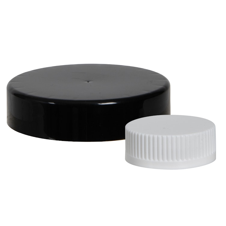 Sleek Child-Resistant Polypropylene Caps