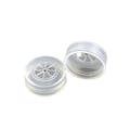Natural Polyethylene Piercable Cross-Cut Snap Cap for 0.25mL to 2mL Multi-Purpose Sample Cups - Package of 1000