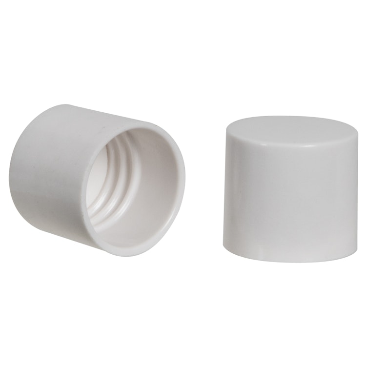18/415 White Urea Smooth Straight-Sided Cap with F217 Liner