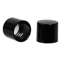 20/415 Black Phenolic Smooth Straight-Sided Cap with F217 Liner