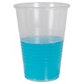 7 oz. Clear Polypropylene Ribbed Cold Drinking Cup - Case of 2500