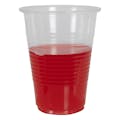 9 oz. Clear Polypropylene Ribbed Cold Drinking Cup - Case of 2500