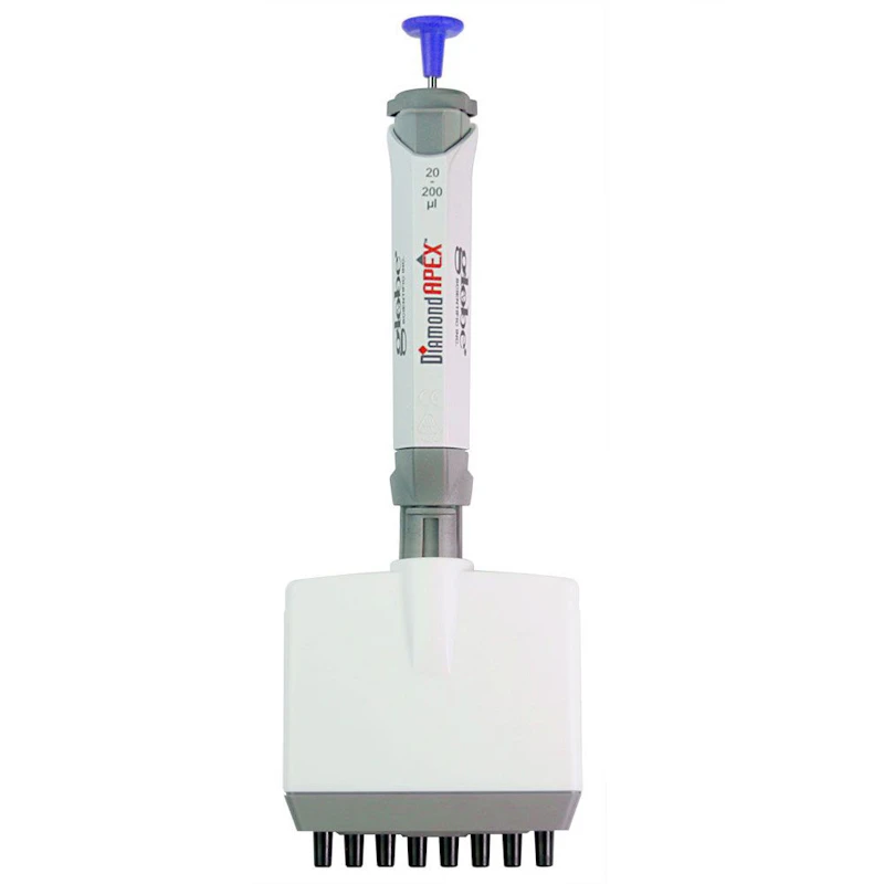 10 to 100µL Blue Diamond® APEX™ 8-Channel Adjustable Pipettor