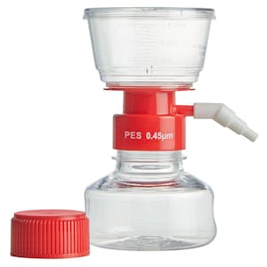 150mL Sterile Diamond® PureFlow™ Vacuum™ Filtration System with 0.45µm Porosity PES Membrane - Individually Wrapped; Case of 12