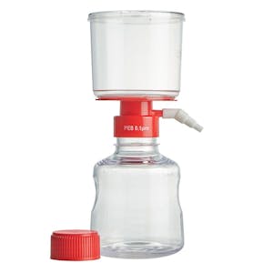 500mL Sterile Diamond® PureFlow™ Vacuum™ Filtration System with 0.10µm Porosity PES Membrane - Individually Wrapped; Case of 12
