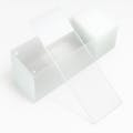 White Frosted Diamond® White Glass Charged Microscope Slide with Ground Edges & 90° Corners - Case of 1440
