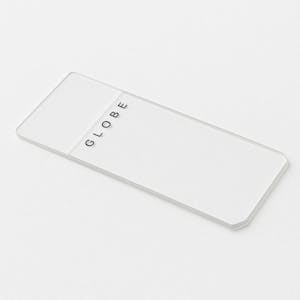 One-Sided White Frosted Glass Classic Microscope Slide with Beveled Edges & Clipped Corners - Case of 1440