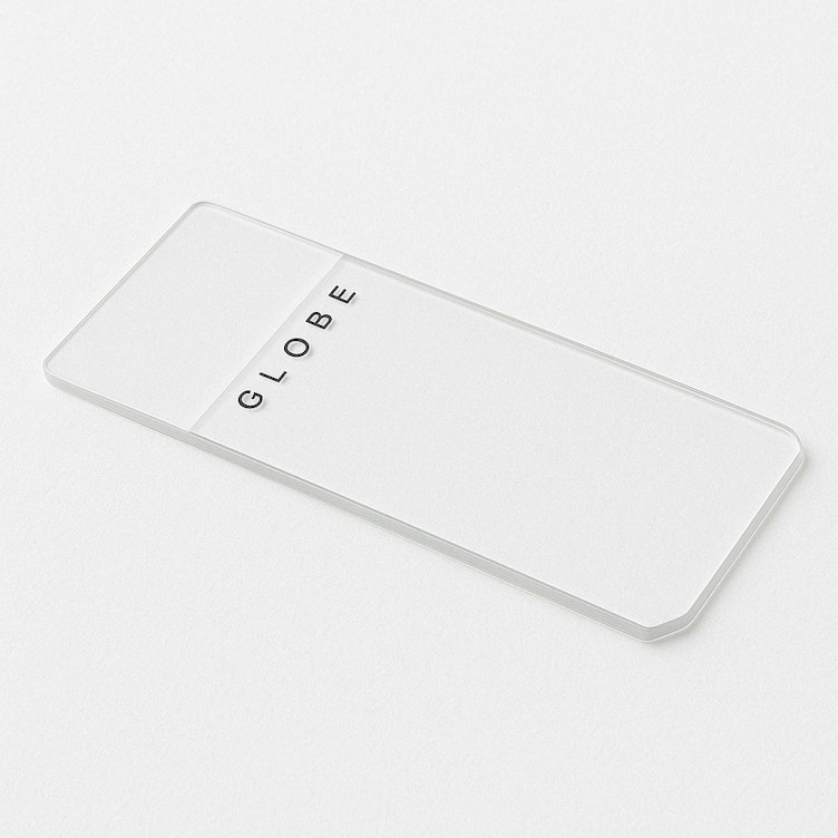 One-Sided White Frosted Glass Classic Microscope Slide with Beveled Edges & Clipped Corners - Case of 1440
