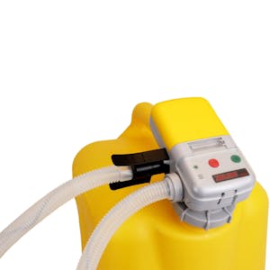 Yellow Battery-Operated Gas & Utility Can Transfer Pump