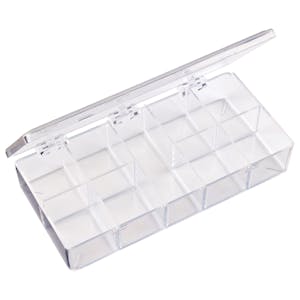 K-Series Box with 9 Compartments (2 Sizes) - 6-3/4" L x 3-3/16" W x 1-3/16" Hgt.