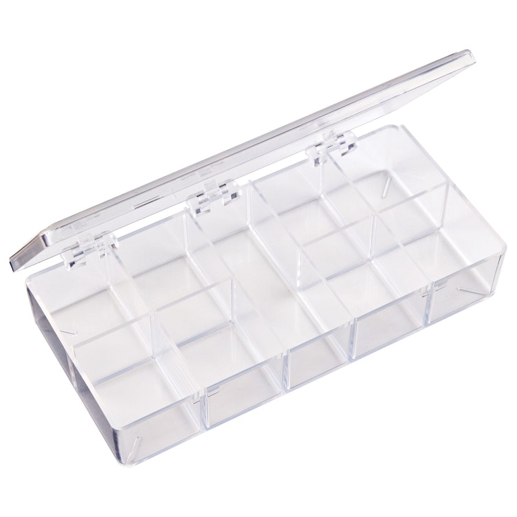 K-Series Box with 9 Compartments (2 Sizes) - 6-3/4" L x 3-3/16" W x 1-3/16" Hgt.