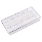 K-Series Box with 9 Compartments (2 Sizes) - 6-3/4" L x 3-3/16" W x 1-3/16" Hgt.