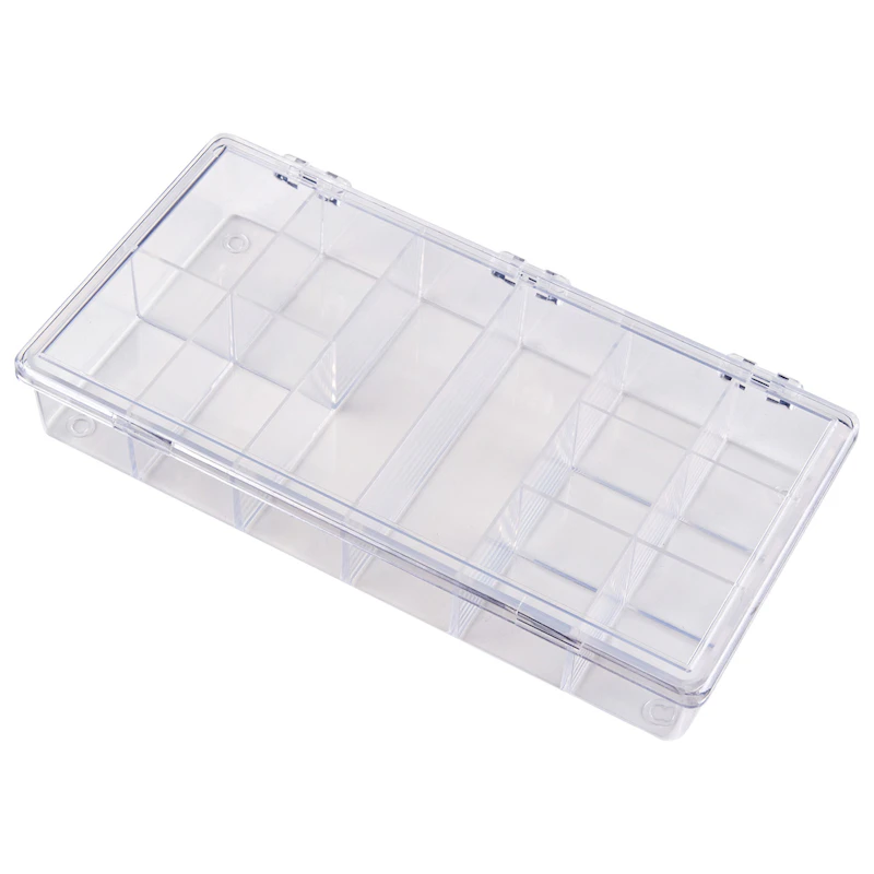 K-Series Box with 12 Compartments (3 Sizes) - 8" L x 4" W x 1-3/16" Hgt.