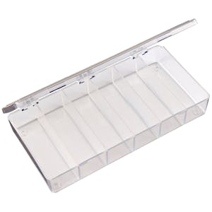K-Series Box with 6 Compartments (1 Size) - 8" L x 4" W x 1-3/16" Hgt.