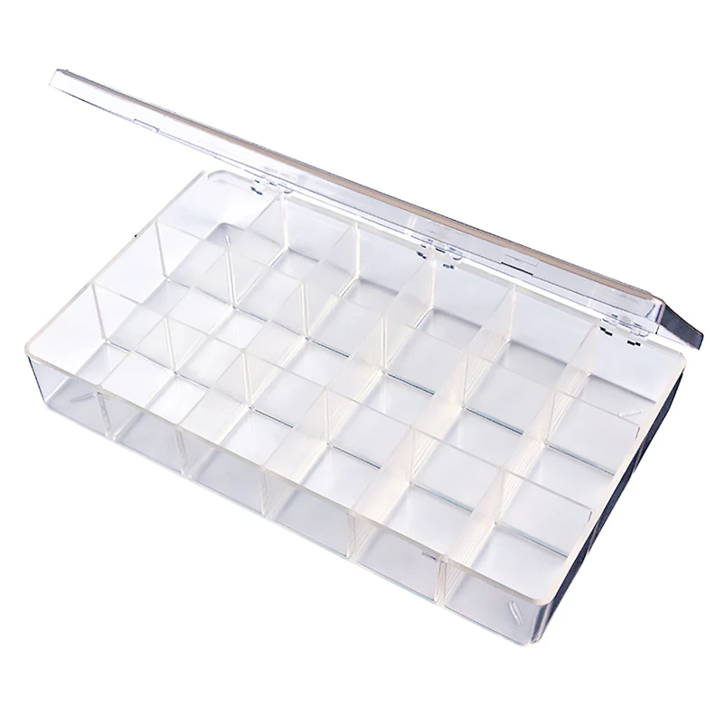 K-Series Box with 18 Compartments (2 Sizes) - 12-3/4" L x 8-1/2" W x 2-1/8" Hgt.