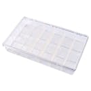 K-Series Box with 18 Compartments (2 Sizes) - 12-3/4" L x 8-1/2" W x 2-1/8" Hgt.