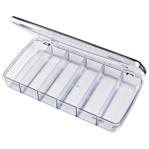 Diamondback™ Box with 6 Compartments (2 Sizes) - 8-7/16" L x 4-1/4" W x 1-3/16" Hgt.