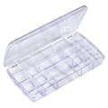 Diamondback™ Box with 12 Compartments (3 Sizes, 4 Vertical Partitions) - 8-7/16" L x 4-1/4" W x 1-3/16" Hgt.