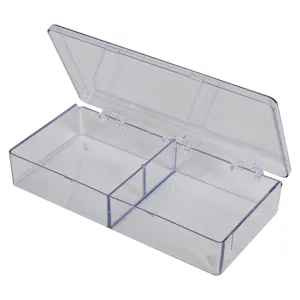 A-Series Box with 2 Compartments (1 Size) - 6-3/4" L x 3-3/16" W x 1-3/16" Hgt.