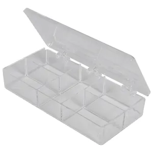 A-Series Box with 5 Compartments (2 Sizes) - 6-3/4" L x 3-3/16" W x 1-3/16" Hgt.