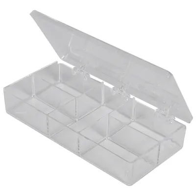 A-Series Box with 5 Compartments (2 Sizes) - 6-3/4" L x 3-3/16" W x 1-3/16" Hgt.