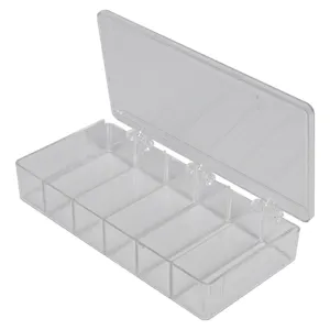 A-Series Box with 6 Compartments (1 Size) - 6-3/4" L x 3-3/16" W x 1-3/16" Hgt.
