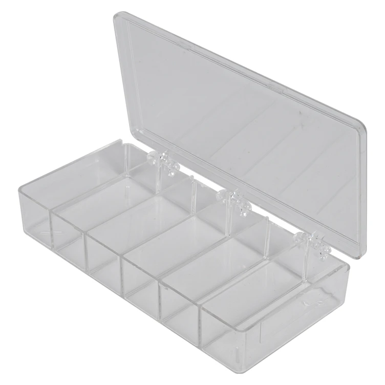 A-Series Box with 6 Compartments (1 Size) - 6-3/4" L x 3-3/16" W x 1-3/16" Hgt.