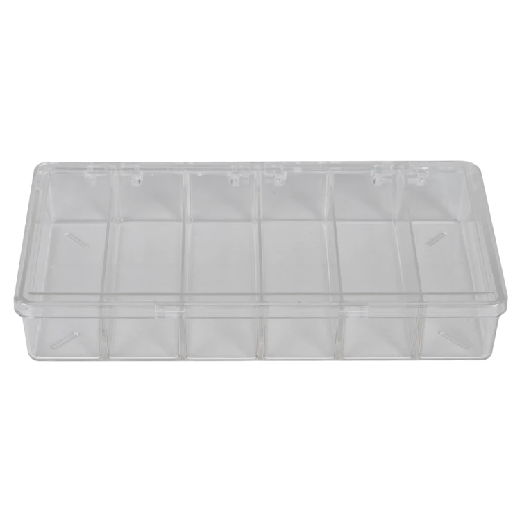 A-Series Box with 6 Compartments (1 Size) - 6-3/4" L x 3-3/16" W x 1-3/16" Hgt.