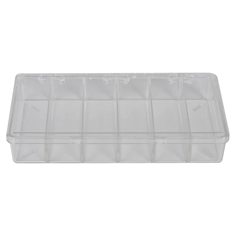 A-Series Box with 6 Compartments (1 Size) - 6-3/4" L x 3-3/16" W x 1-3/16" Hgt.