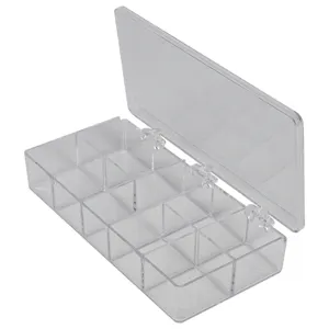 A-Series Box with 9 Compartments (2 Sizes) - 6-3/4" L x 3-3/16" W x 1-3/16" Hgt.
