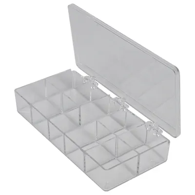 A-Series Box with 9 Compartments (2 Sizes) - 6-3/4" L x 3-3/16" W x 1-3/16" Hgt.